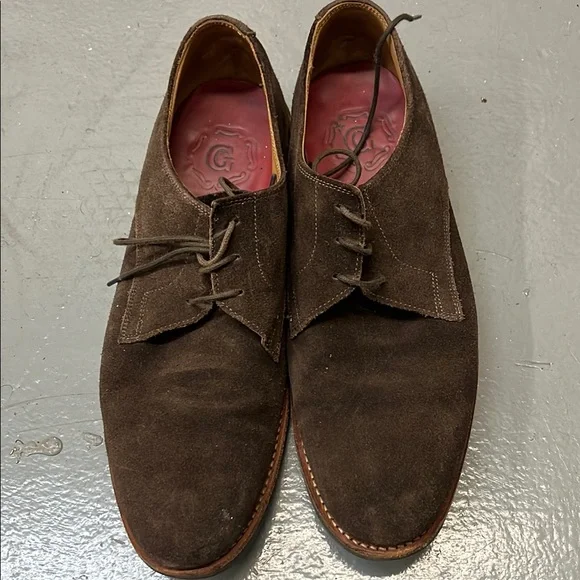 M. Gemi | Shoes | M Gemi Brown Suede Derby Oxfords With  display picture 1